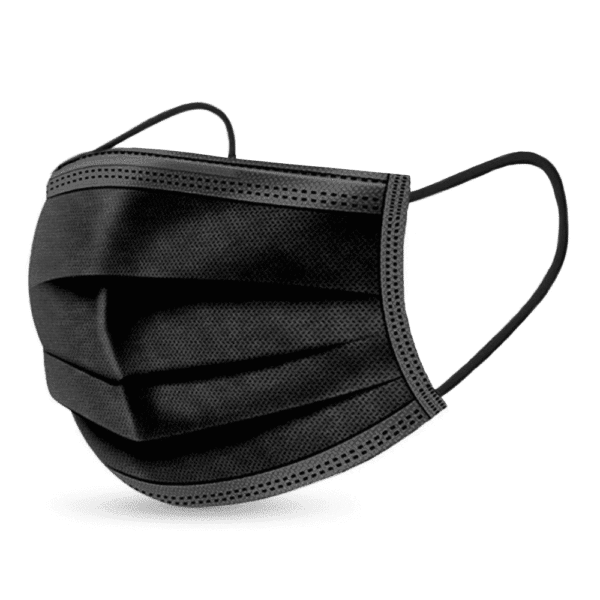 4 Ply Layer Surgical Face Black mask