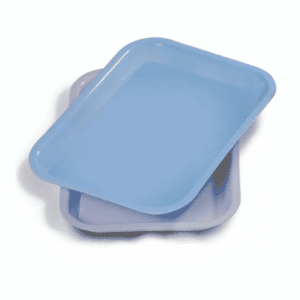 Dental Flat Plastic Instrument Tray 9″